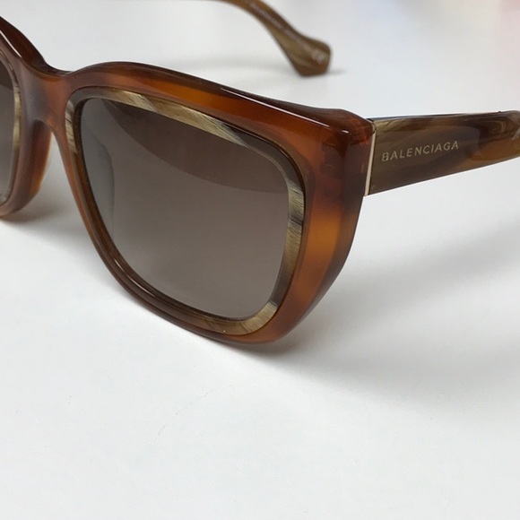 Balenciaga Gorgeous Logo Tortoise Sunglasses Never Used - Picture 1 of 8